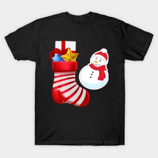 Chillin With My Snowmies Christmas T-Shirt T-Shirt